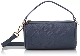 Love Moschino Damska torba na ramię Borsa Pu wytłoczona (logo), niebieska denim, 14 x 61 x 30 x 30 cm - Torebki damskie - miniaturka - grafika 1