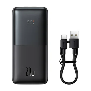 Powerbank Baseus Bipow Pro 10000mAh, 2xUSB, USB-C, 20W (czarny) - Powerbanki - miniaturka - grafika 8