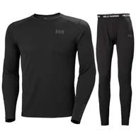 Pozostała odzież narciarska - Helly Hansen Lifa Active bielizna narciarska, komplet, męski, czarny - miniaturka - grafika 1