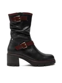 Botki damskie - Pikolinos Botki W0B-8534C1 Czarny - miniaturka - grafika 1