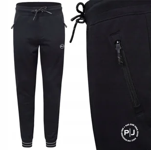 SPODNIE DRESOWE męskie długie sportowe COLLEGE czarne L Pako Jeans - Dresy męskie SPODNIE DRESOWE męskie długie sportowe COLLEGE czarne L Pako Jeans - Dresy męskie - miniaturka - grafika 1