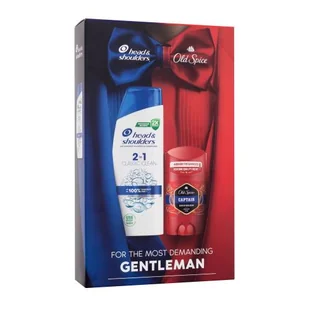 Head & Shoulders Gentleman Zestaw szampon Classic Clean 2in1 330 ml + dezodorant w sztyfcie Old Spice Captain 50 ml - Zestawy kosmetyków męskich - miniaturka - grafika 1