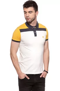Wrangler, T-shirt polo męski, Funky Polo Amber Yellow W7B50G3Uy, rozmiar S - Koszulki męskie - miniaturka - grafika 1