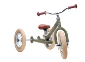 Rowerki biegowe - Pierwszy rowerek trójkołowy dziecięcy biegowy 2w1 zielony matowy Trybike - miniaturka - grafika 1
