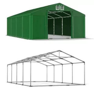 Namiot Magazynowy Całoroczny 4x8x2 Zielony SUMMER PLUS MSD - Altany ogrodowe - miniaturka - grafika 1