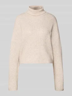 Golf o kroju relaxed fit z dodatkiem wełny model ‘MELANIE’ - Swetry damskie - miniaturka - grafika 1