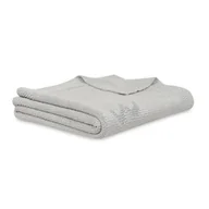 Koce i narzuty dla dzieci - BabyMatex Kocyk bambusowy 80x100 Thai szary jasny - miniaturka - grafika 1