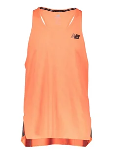 New Balance Top sportowy "Q Speed" w kolorze pomarańczowym - Koszulki sportowe męskie - miniaturka - grafika 1