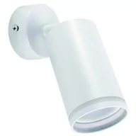 Lampy ścienne - Ideus Lampa ścienna ZULA 03995 regulowany kinkiet tuba biała 03995 - miniaturka - grafika 1