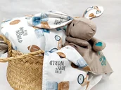 Maskotki i pluszaki - Przytulanka Królik z kocykiem - miniaturka - grafika 1