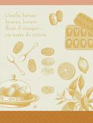 Ściereczki, gąbki, czyściki - Podpierzyn?  Ściereczka kuchenna Le Jacquard Fran ais Recettes - Madeleines Outlet - miniaturka - grafika 1