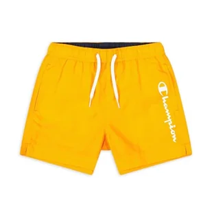Champion Chłopięce Legacy szorty plażowe z logo -Ac kąpielówki, pomarańczowe, 3-4 lata - Spodenki damskie - miniaturka - grafika 1