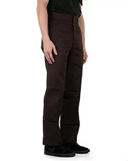 Spodnie męskie - Dickies spodnie męskie, ciemnobrązowy, 34W / 30L - grafika 1