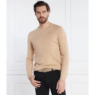 Karl Lagerfeld Wełniany sweter | Regular Fit - Swetry męskie - miniaturka - grafika 1