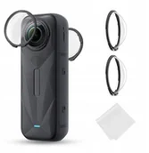 Akcesoria do kamer sportowych - 2x Szkło Ochronne Osłona Na Obiektyw Do Insta360 X5 Szkło Hartowane H9 K&f / Kf31.185 - miniaturka - grafika 1