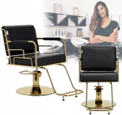 Fotele fryzjerskie - Fotel fryzjerski barberski hydrauliczny do salonu fryzjerskiego Zion - miniaturka - grafika 1