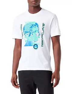 Replay T-shirt męski, 001 White, XXL - Koszulki męskie - miniaturka - grafika 1