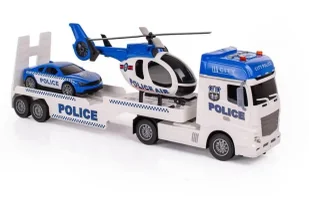 Policja laweta z dźwiękiem i światłem - Lena - Samochody i pojazdy dla dzieci - miniaturka - grafika 1