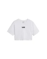 Koszulki i topy damskie - Vans T-shirt Flying V Crew Crop XXS - miniaturka - grafika 1