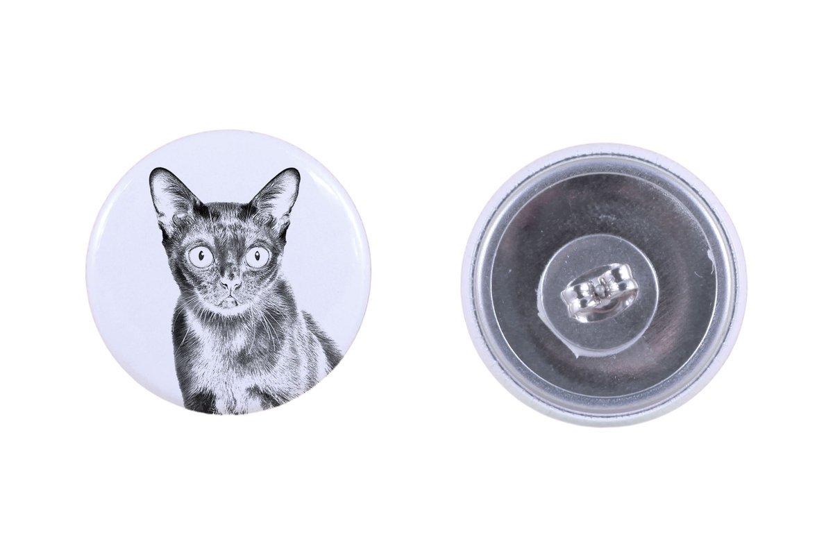 Bombajski - kolczyki z ukochanym kotem, własne foto, idealny gadżet dla miłośników kotów marki Art.-Dog