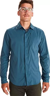 Koszule męskie - Marmot Runyon koszula męska niebieski Denim XL 41380 - grafika 1