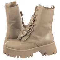 Botki damskie - Botki Beżowe B10027-S46-000-000-E55 (CI792-a) Carinii - miniaturka - grafika 1