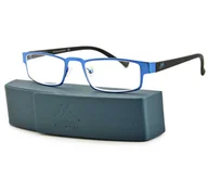 Okulary korekcyjne, oprawki, szkła - Plusy okulary do czytania metalowe Montana MR87B moc: +3.5 - miniaturka - grafika 1