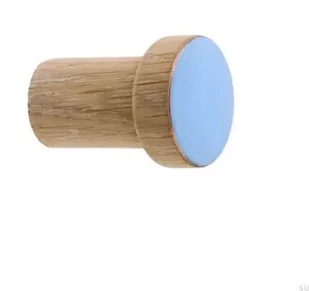 Wieszak ścienny Simple Drewniany Emaliowany Jasny Niebieski - Olej Biały - Wieszaki i stojaki Wieszak ścienny Simple Drewniany Emaliowany Jasny Niebieski - Olej Biały - Wieszaki i stojaki - miniaturka - grafika 1