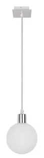 Candellux Lampa wisząca biały klosz kula 12cm Oden 31-03232 31-03232 - Lampy ścienne - miniaturka - grafika 2