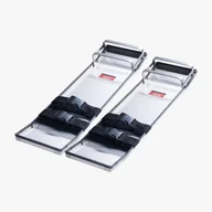 Odzież robocza - Stalowe Płyty do Betonu z Nakolannikami i Paskami Mocującymi 697 z 205 mm - miniaturka - grafika 1