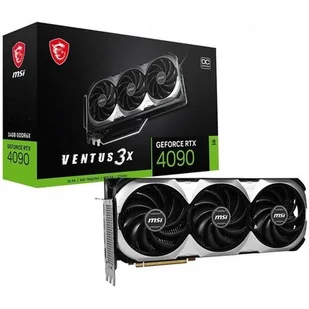 MSI GeForce RTX 4090 VENTUS 3X OC - 24GB - GDDR6X - 384bit - Karty graficzne - miniaturka - grafika 1