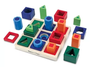 Melissa&Doug Tablica dopasuj kształty 000772105828 - Tablice dla dzieci - miniaturka - grafika 1