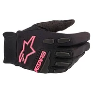 Rękawice motocyklowe - Alpinestars Gloves Lady Stella Full Bore Black/Fluo Pink M - miniaturka - grafika 1