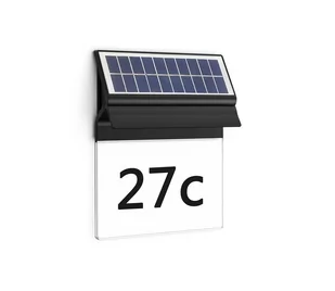 Philips - LED Solarny numer domu ENKARA LED/0,2W/3,7V IP44 - Lampy ogrodowe - miniaturka - grafika 1