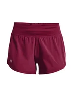 Spodnie sportowe damskie - Under Armour Szorty sportowe w kolorze bordowym - miniaturka - grafika 1