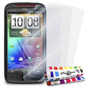 HTC Muzzano FPR-9-7-NNNN Displayschutzfolie, SENSATION, durchsichtig - Etui i futerały do telefonów - miniaturka - grafika 1
