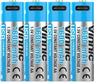 Baterie i akcesoria - Vinnic Rechargeable Akku AA USB Type-C, 4pcs - miniaturka - grafika 1