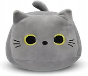 Maskotki i pluszaki - MIĘKKI OKRĄGŁY KOTEK PODUSZKA MASKOTKA PLUSZAK DLA DZIECI ROZMIAR M 30 cm - miniaturka - grafika 1