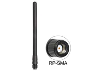 Anteny Wi Fi - Delock Antena prętowa WLAN 2 dB ZigBee RP-SMA - miniaturka - grafika 1