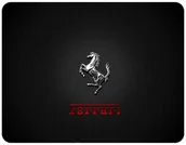 Podkładki pod mysz - PODKŁADKA POD MYSZKĘ FERRARI Z IMIENIEM 23x19CM DO LAPTOPA - miniaturka - grafika 1