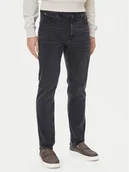 Spodnie męskie - Tommy Hilfiger Jeansy Denton MW0MW39663 Czarny Straight Fit - miniaturka - grafika 1