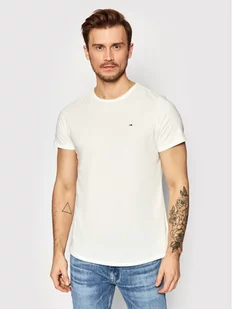 Tommy Jeans T-Shirt Jaspe DM0DM09586 Beżowy Slim Fit - Koszulki męskie - miniaturka - grafika 1