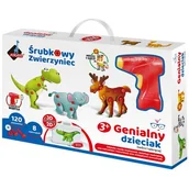 Zabawki kreatywne - Askato Śrubkowy zwierzyniec Mozaika 3D - Askato - miniaturka - grafika 1