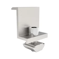 Akcesoria do kolektorów i fotowoltaiki - Zacisk PV Klema Uchwyt końcowy paneli PV (opak. 4szt) V-TAC - miniaturka - grafika 1