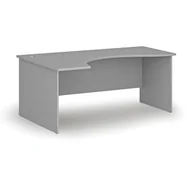 Biurka - Biurko narożne PRIMO GRAY, 1800 x 1200 mm, lewe, szare - miniaturka - grafika 1