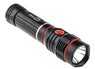 Latarki - RS PRO Latarka LED czarna w aluminiowej obudowie, 250 lm / 236 m, 167 do 226 mm - miniaturka - grafika 1