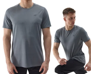 T-shirt treningowy z materiału z recyklingu regular męski 4F - Koszulki męskie T-shirt treningowy z materiału z recyklingu regular męski 4F - Koszulki męskie - miniaturka - grafika 1