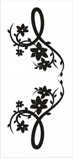 Naklejka na ścianę meble lustro dekor Ornament 108, 60x25 cm - Naklejki na ścianę - miniaturka - grafika 1