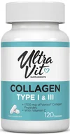 Suplementy naturalne - Suplement diety Ultra Vit Collagen I&III 120 kapsułek (5060730361579) - miniaturka - grafika 1
