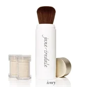 Pudry do twarzy - Jane Iredale, Amazing Base Refillable Brush, puder sypki, SPF 20, Ivory - miniaturka - grafika 1